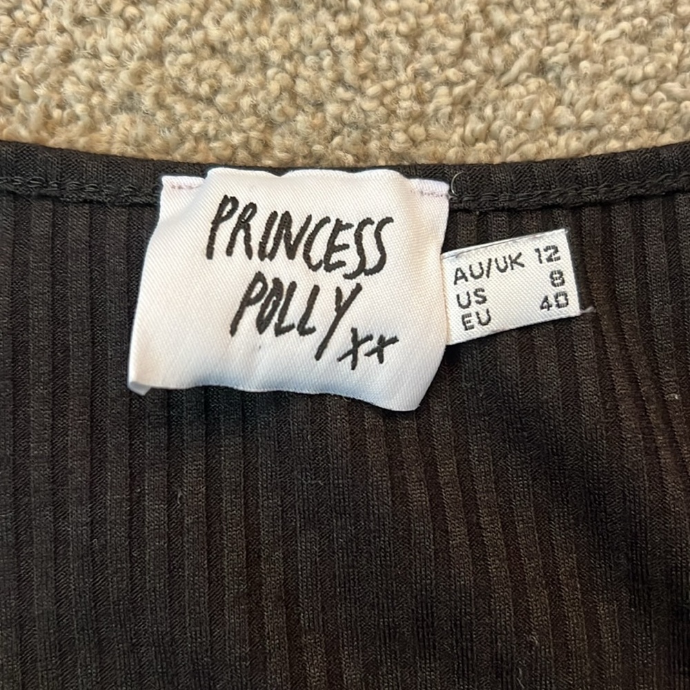 Princess Polly Ribbed Square Neck Bodysuit - Picture 3 of 3